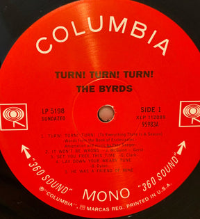 The Byrds : Turn! Turn! Turn! (LP, Mono, RP)