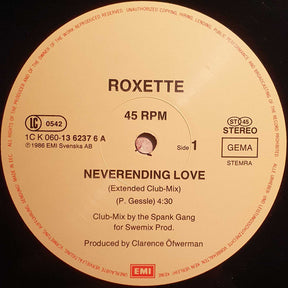 Roxette : Never Ending Love (12", Maxi)