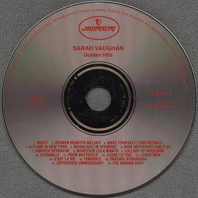 Sarah Vaughan : Sarah Vaughan's Golden Hits!!! (CD, Comp, RE, RM)