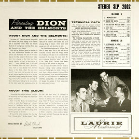 Dion & The Belmonts : Presenting Dion And The Belmonts (LP, RE)