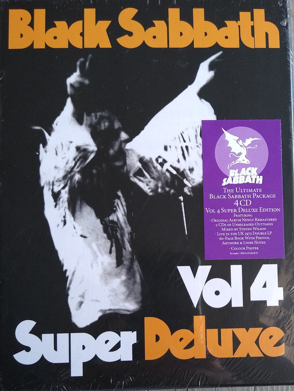 Black Sabbath : Black Sabbath Vol 4 Super Deluxe (CD, Album, RE, RM + 3xCD + Box, Dlx)