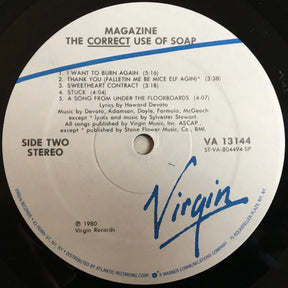 Magazine : The Correct Use Of Soap (LP, Album, Spe)