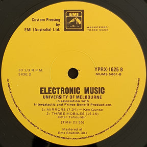 Various : Electronic Music University Of Melbourne (LP, Album)