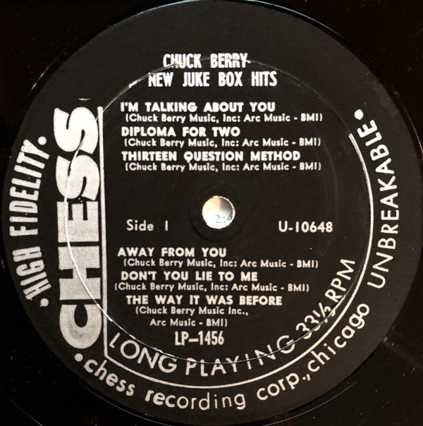 Chuck Berry : New Juke Box Hits (LP, Album, Mono)