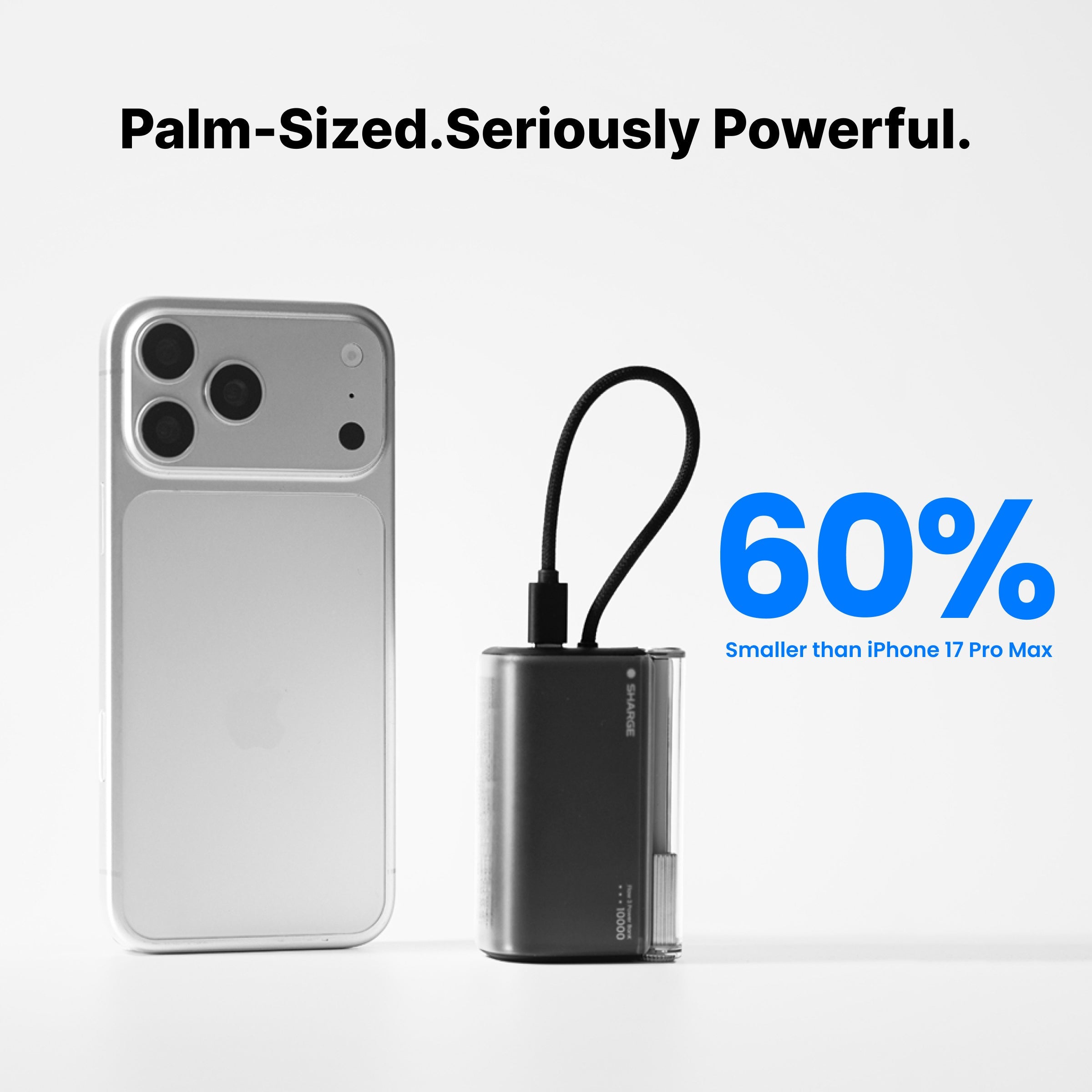 Flow 3 Power Bank 10000mAh with Built-in Cable