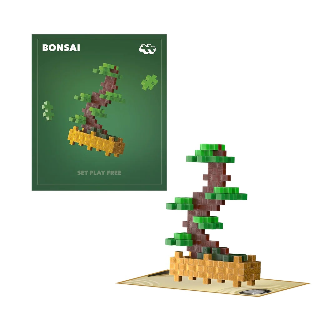 Plus-Plus Plant Pack, Green Bonsai