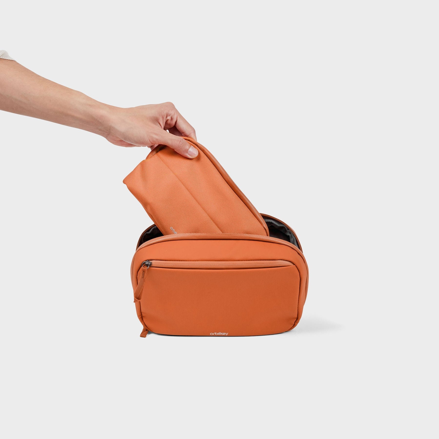 2-in-1 Tech Pouch, Terracotta