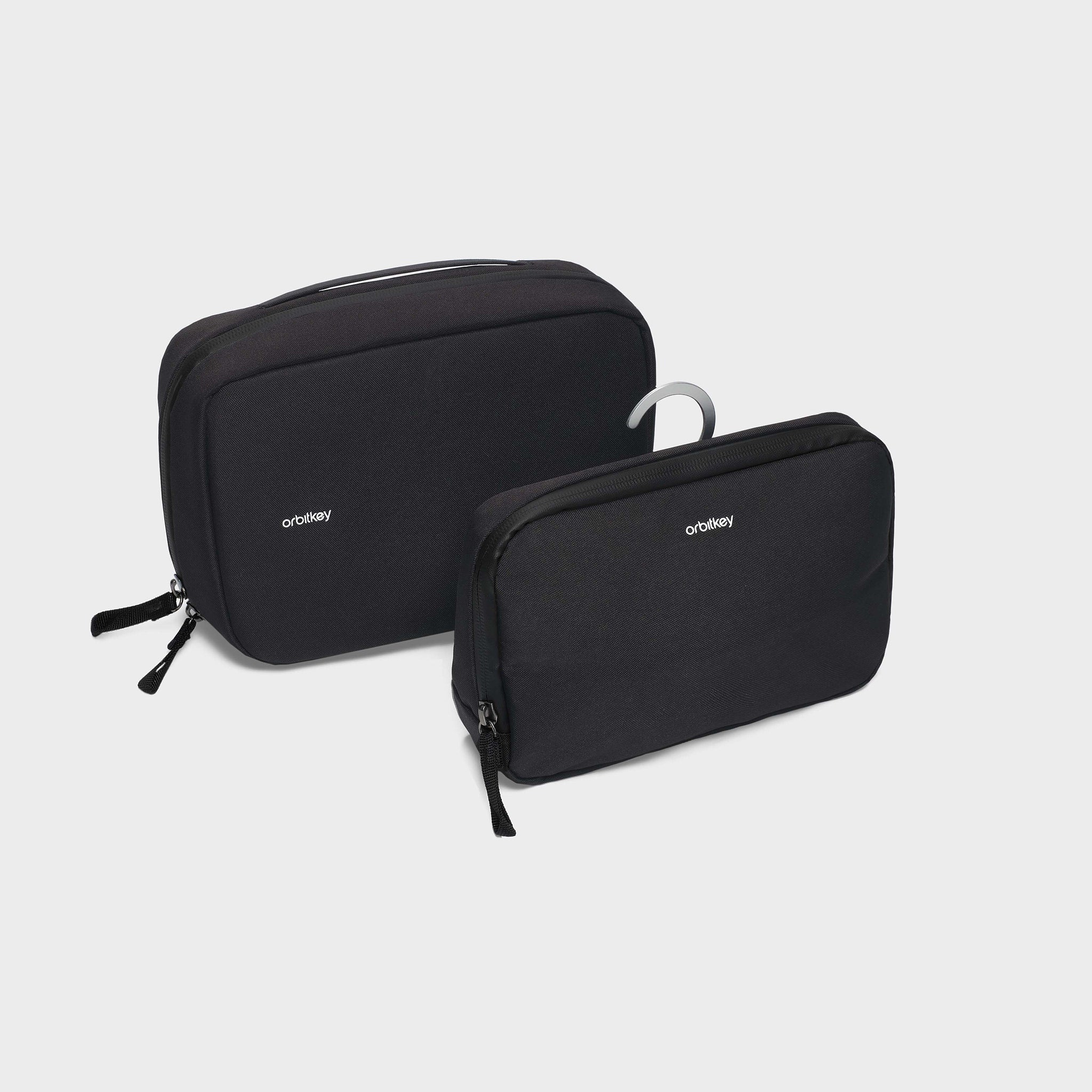 2-in-1 Toiletry Pouch, Black