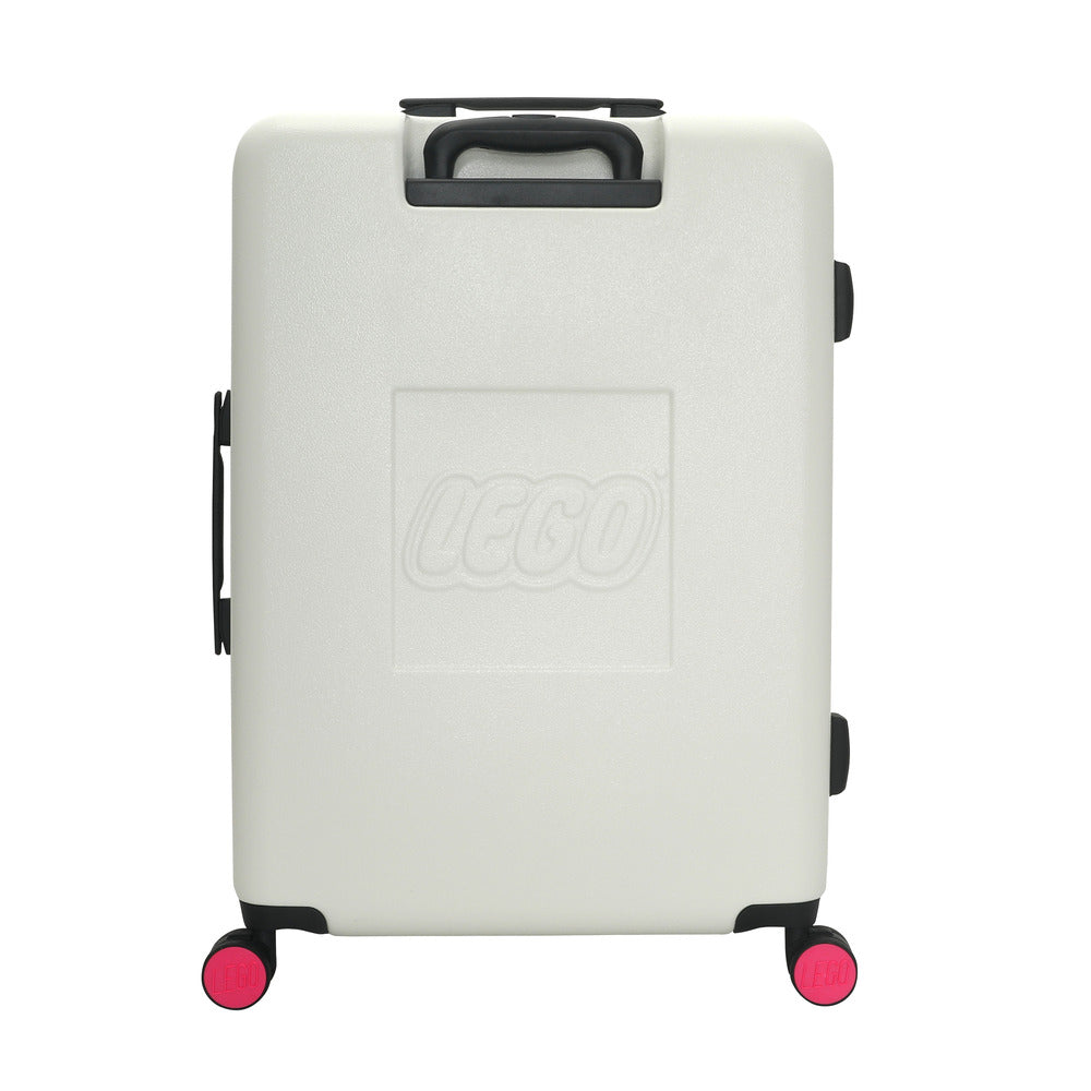 LEGO® Brick 2x2 24" M Luggage, Off White/Bright Purple