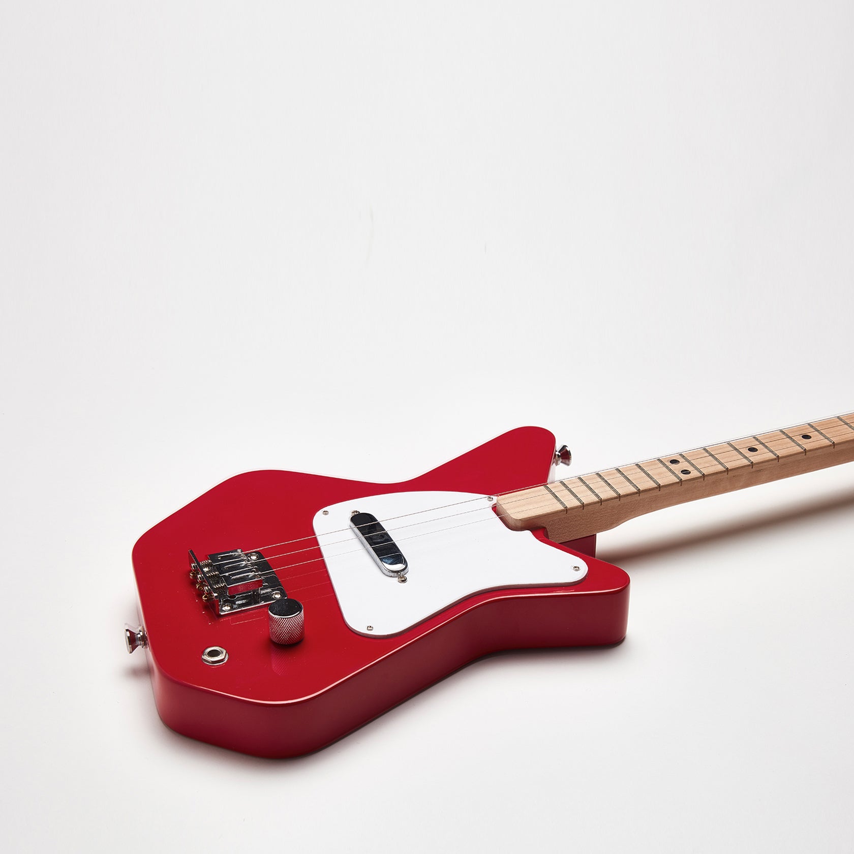 Loog Pro Electric with Built-in Amp Guitar for Kids, Red