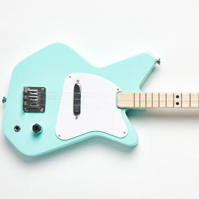 Loog Pro Electric with Built-in Amp Guitar for Kids, Green