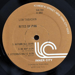Lew Tabackin : Rites Of Pan (LP, Album)