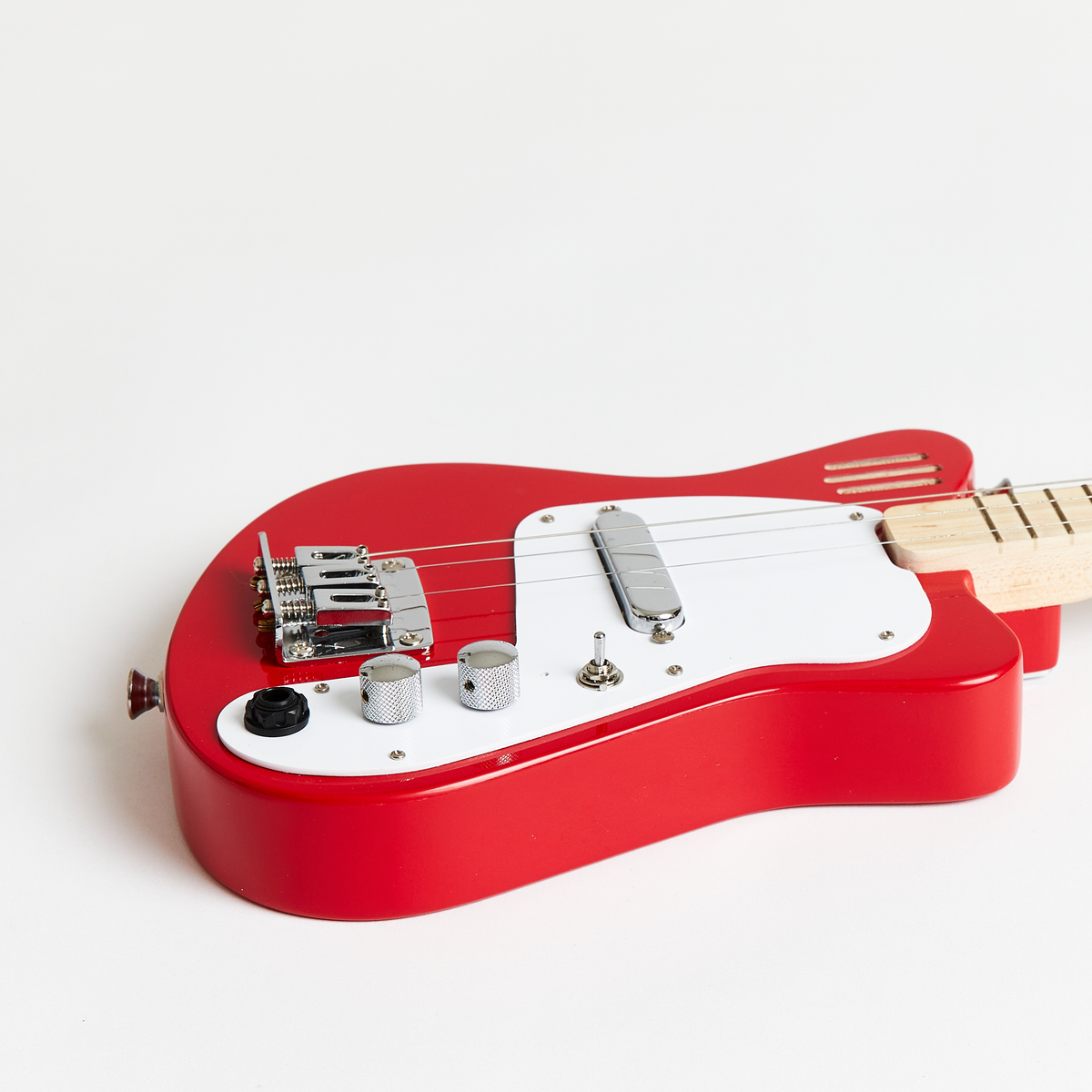 Loog Mini Electric Guitar for Kids, Red