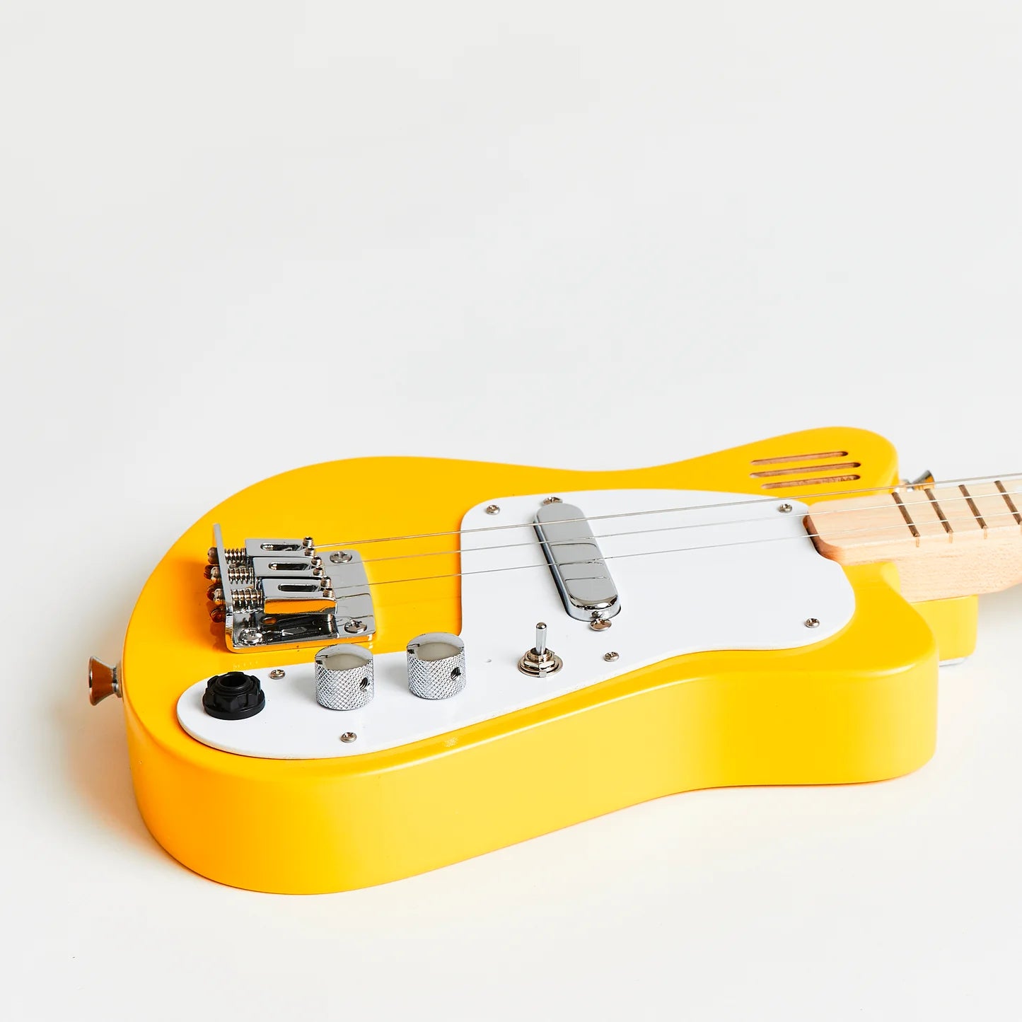 Loog Mini Electric Guitar for Kids, Yellow