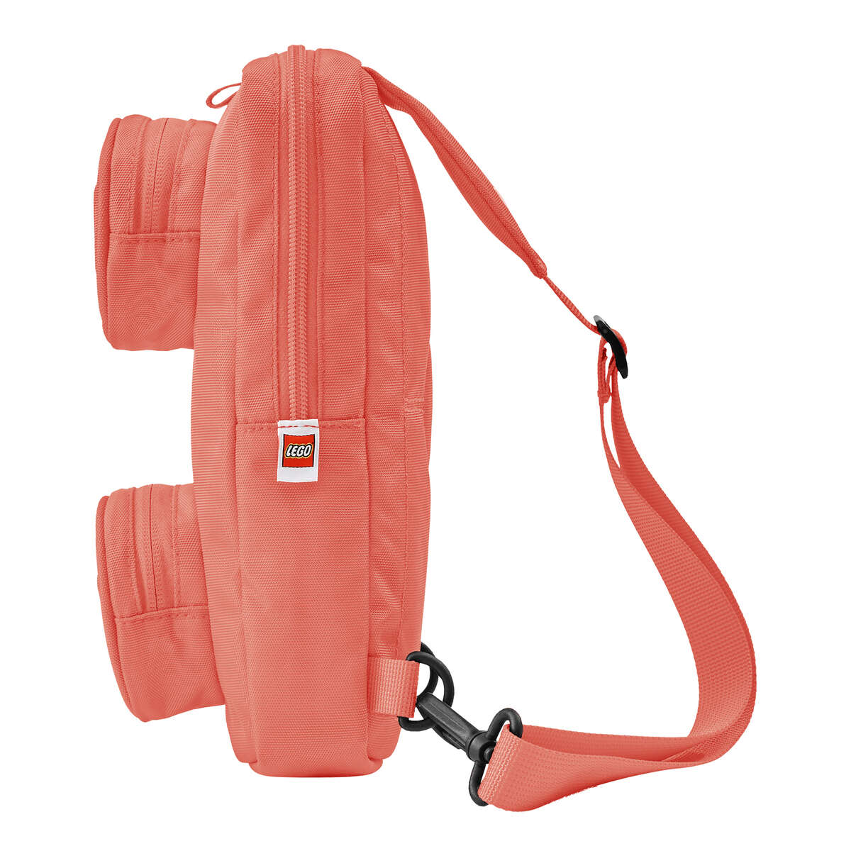 LEGO® Brick 1x2 Sling Bag, Vibrant Coral