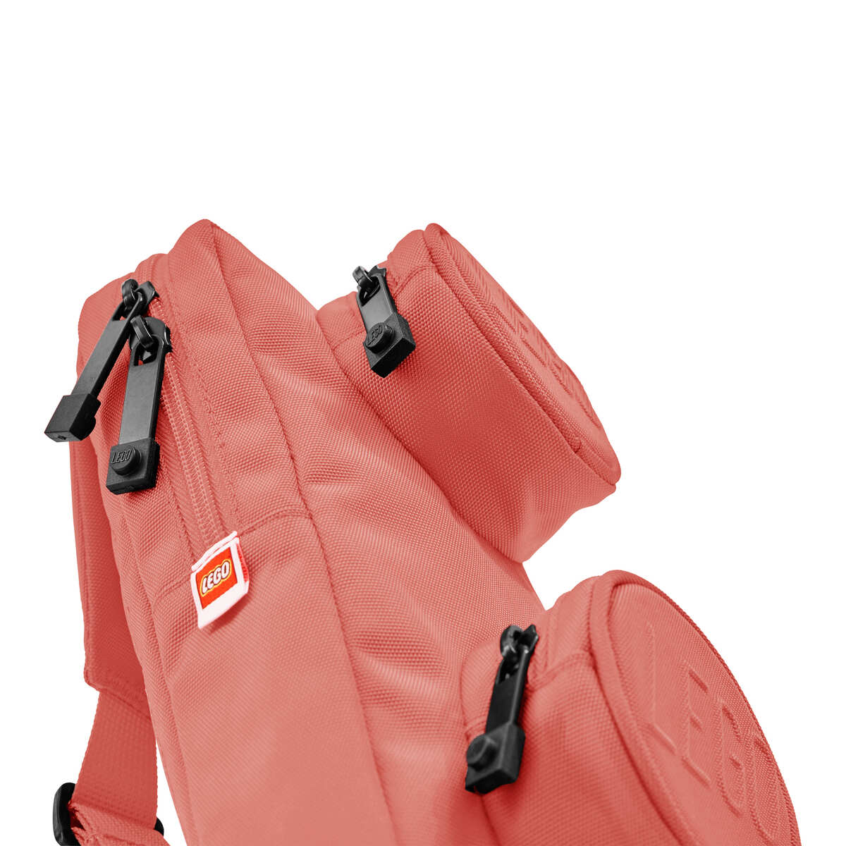 LEGO® Brick 1x2 Sling Bag, Vibrant Coral