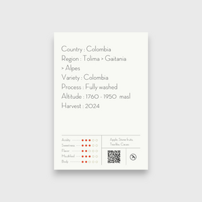 FUGLEN Coffee DIDIMO GUZMAN / COLOMBIA