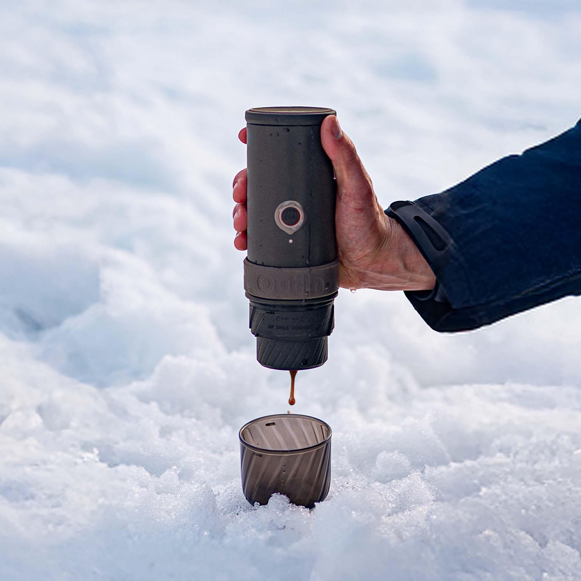 Mino Portable Electric Espresso Machine, Canyon Green