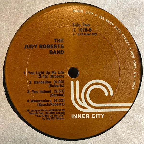 The Judy Roberts Band : The Judy Roberts Band (LP, Album)