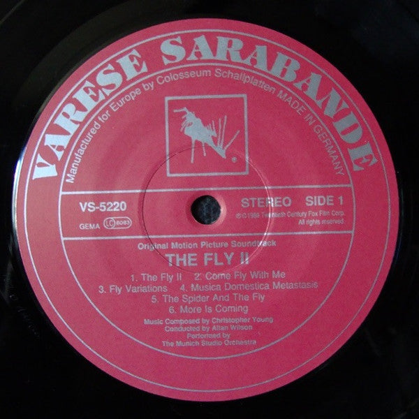 Christopher Young : The Fly II (Original Motion Picture Soundtrack) (LP, Album)