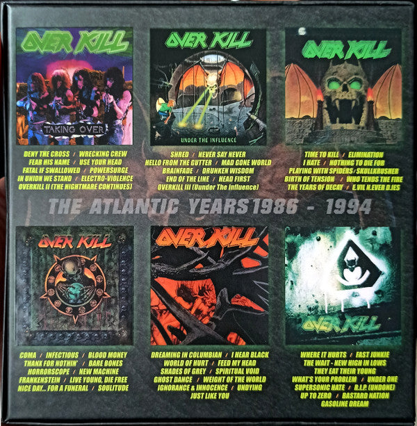 Overkill : The Atlantic Years - 1986 - 1994 (Box, Comp + CD, Album, RE, RM + CD, Album, RE, RM )