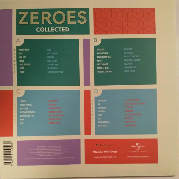 Various : Zeroes Collected (2xLP, Comp, Ltd, Num, Yel)