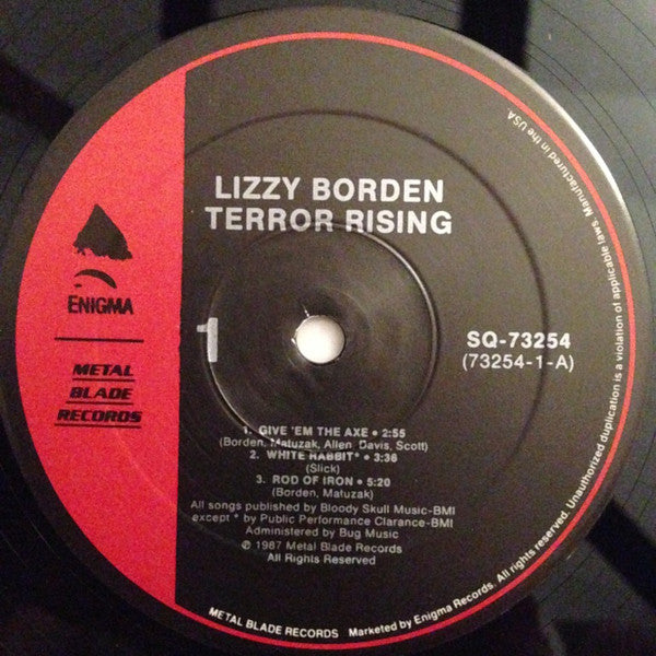 Lizzy Borden : Terror Rising (LP, EP)