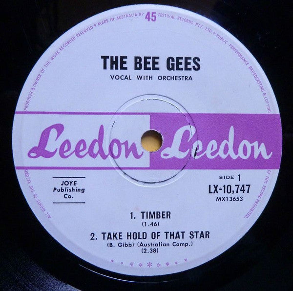 The Bee Gees* : The Bee Gees (7", EP, Mono)