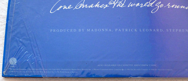 Madonna : True Blue (LP, Album, Cle)