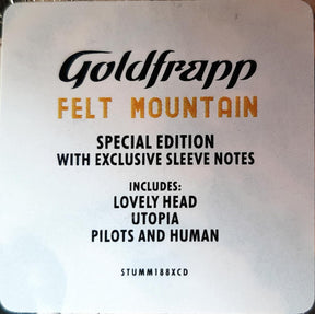 Goldfrapp : Felt Mountain (CD, Album, RE, Dig)
