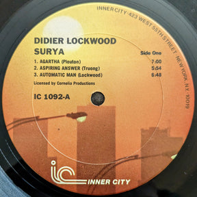 Didier Lockwood : Surya (LP, Album)