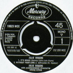 Julie Rogers : Julie Rogers (7", EP, Mono)