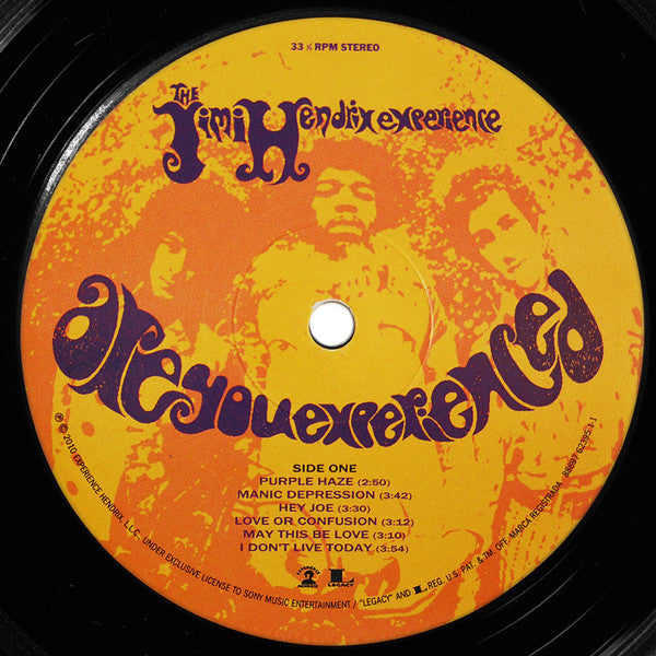 The Jimi Hendrix Experience : Are You Experienced (LP, Album, RE, RM, Gat)