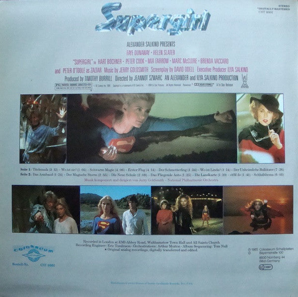 Jerry Goldsmith : Supergirl (Original Filmmusik) (LP)