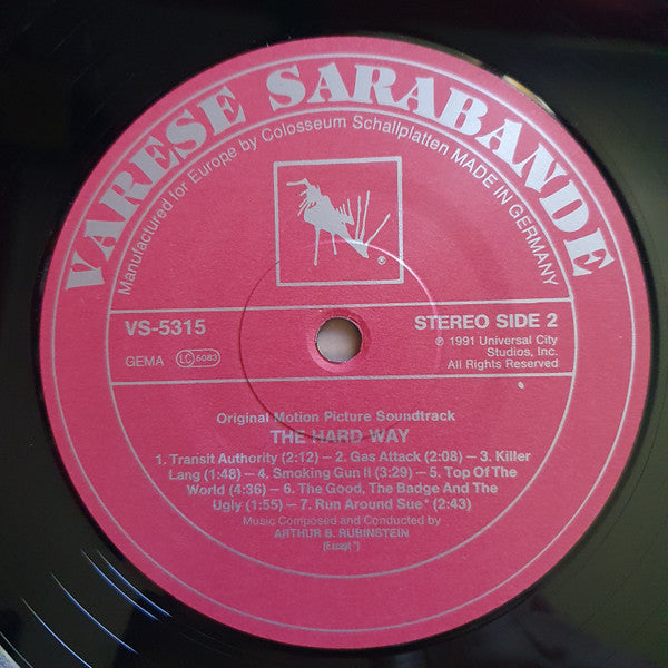 Arthur B. Rubinstein : The Hard Way ( Music From The Motion Picture) (LP)