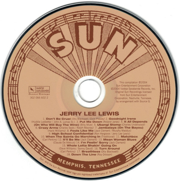 Jerry Lee Lewis : Jerry Lee Lewis (CD, Album, RE)
