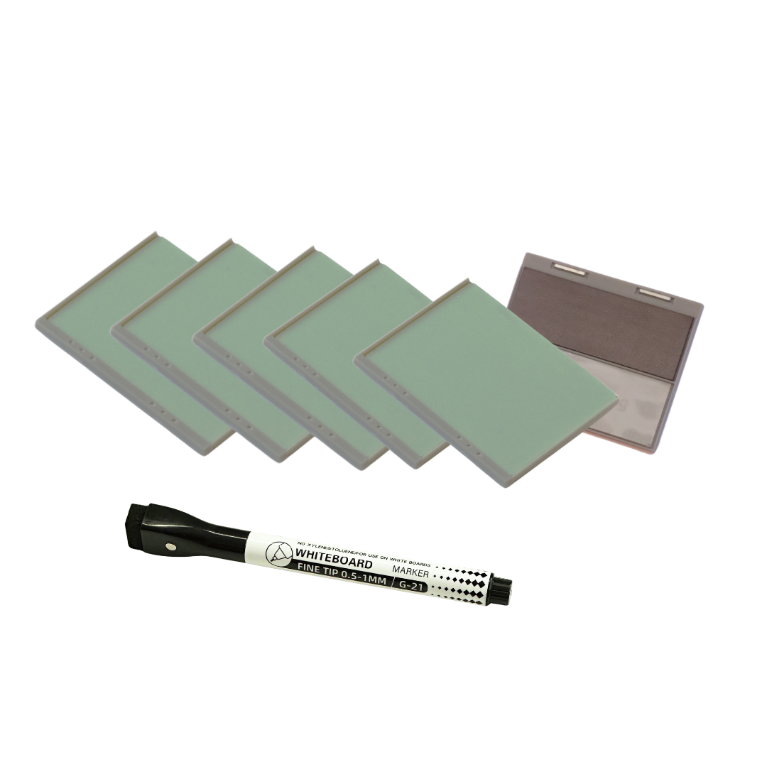 M NOTE (M) Reusable Sticky Notes, 6-Pack Set