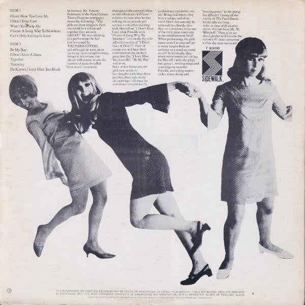 The Paris Sisters : Golden Hits Of The Paris Sisters (LP, Album)