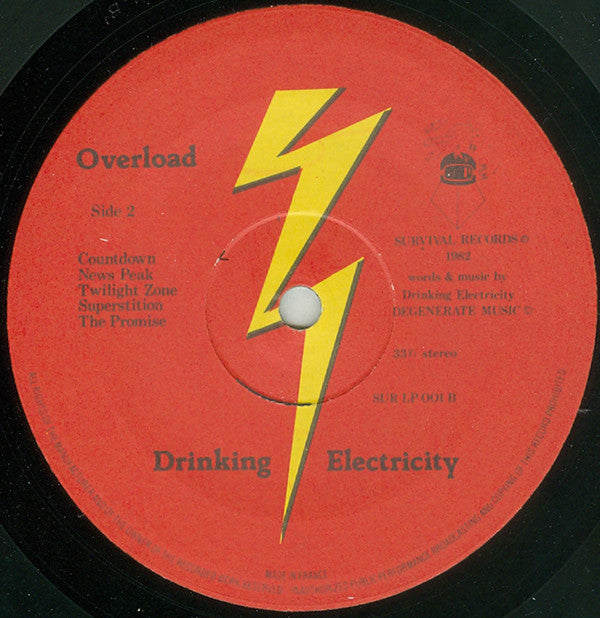 Drinking Electricity : Overload (LP, Album)