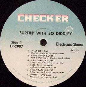 Bo Diddley : Surfin' With Bo Diddley (LP, Album, RE)