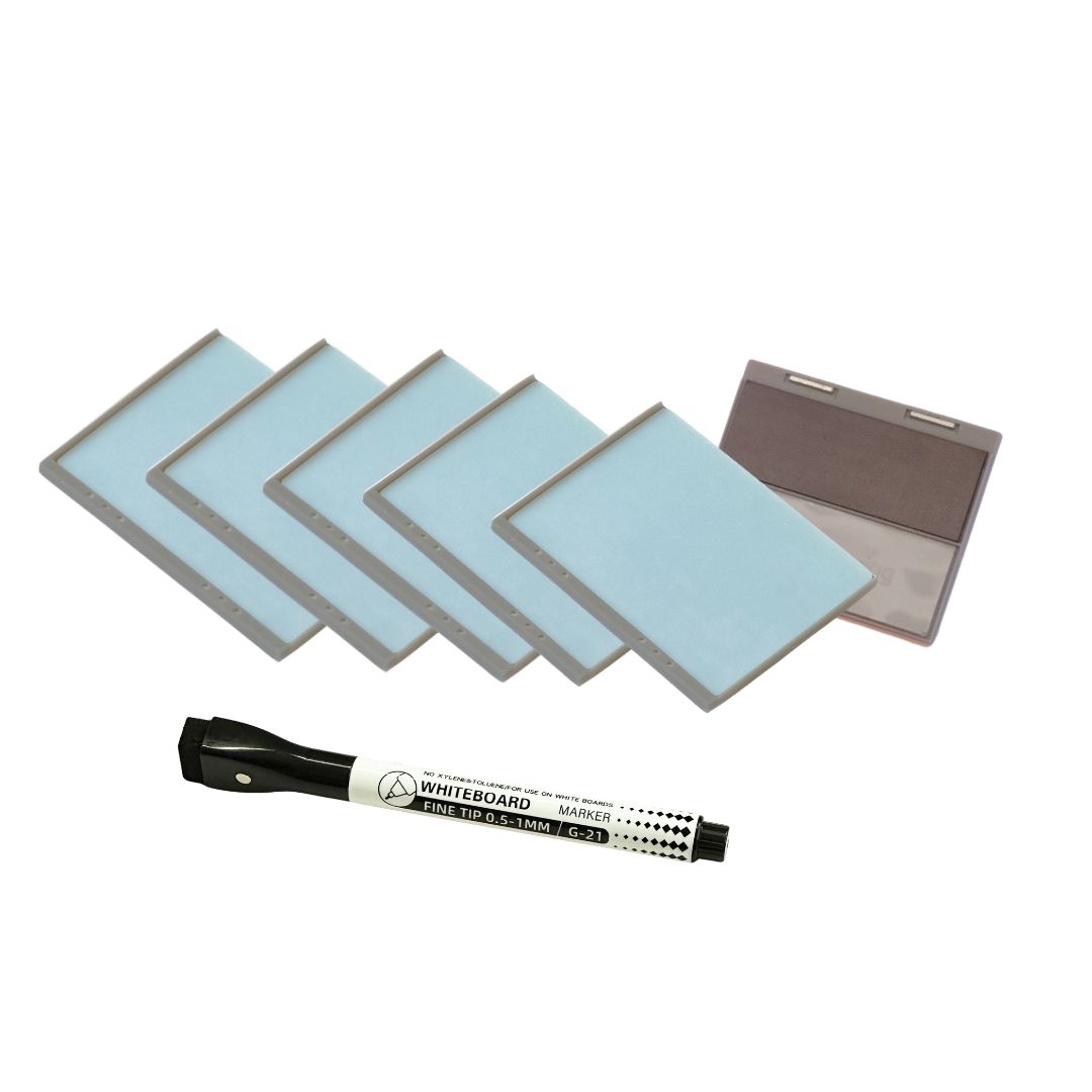 M NOTE (M) Reusable Sticky Notes, 6-Pack Set