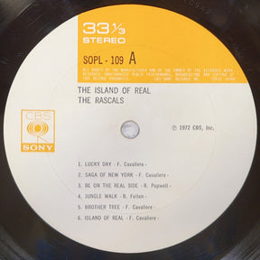 The Rascals : The Island Of Real (LP, Album)