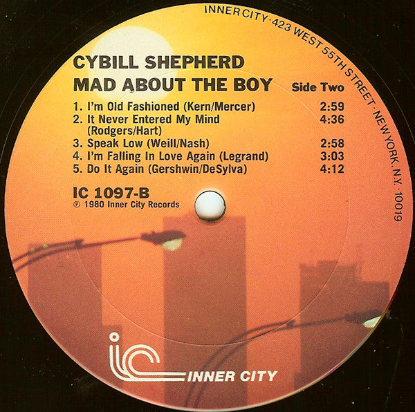 Cybill Shepherd : Mad About The Boy (LP, Album)