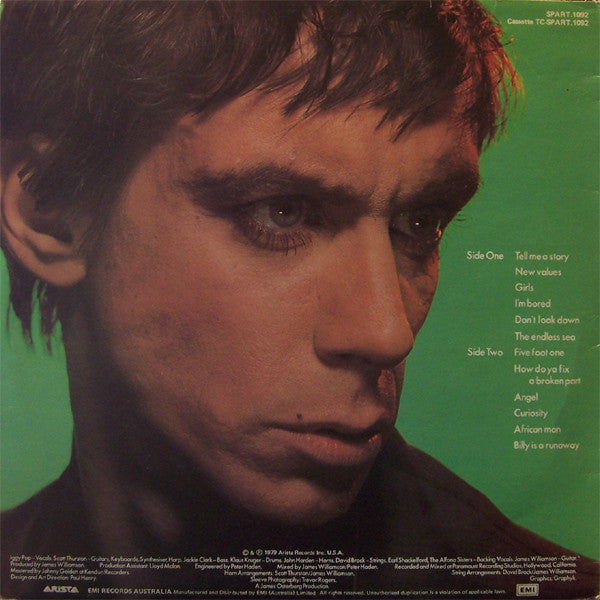 Iggy Pop : New Values (LP, Album)