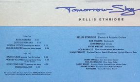 Kellis Ethridge : Tomorrow Sky (LP, Album)