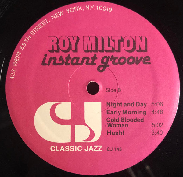 Roy Milton : Instant Groove (LP, Album)