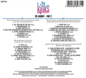 The Kinks : The Journey - Part 2 (2xCD, Comp, Mono, RM)