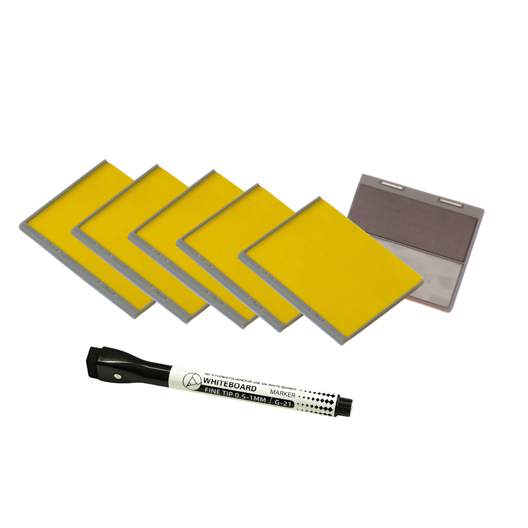 M NOTE (M) Reusable Sticky Notes, 6-Pack Set