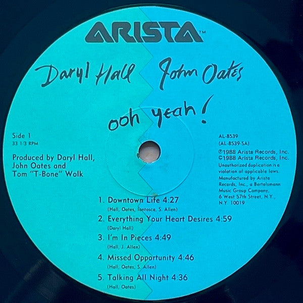 Daryl Hall & John Oates : Ooh Yeah! (LP, Album)