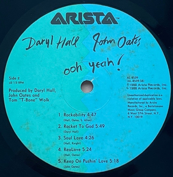 Daryl Hall & John Oates : Ooh Yeah! (LP, Album)